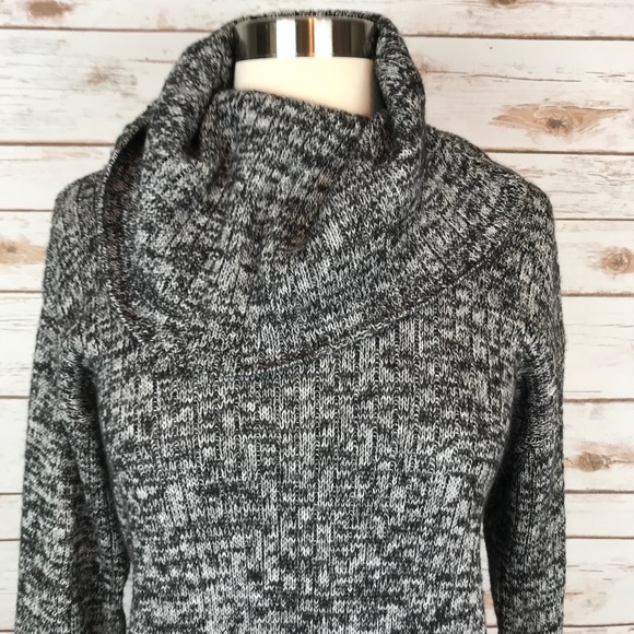 a.n.a Ribbed Cowl Neck Mid length Sweater Dress - Picture 2 of 9